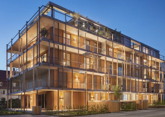 PPM Mannheim Evergreen auf Turley, Neckarstadt - Aussenansicht beleuchtet